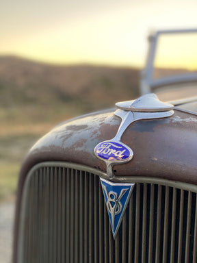 1932 Ford Roadster Grille Emblems FINE ART PRINT