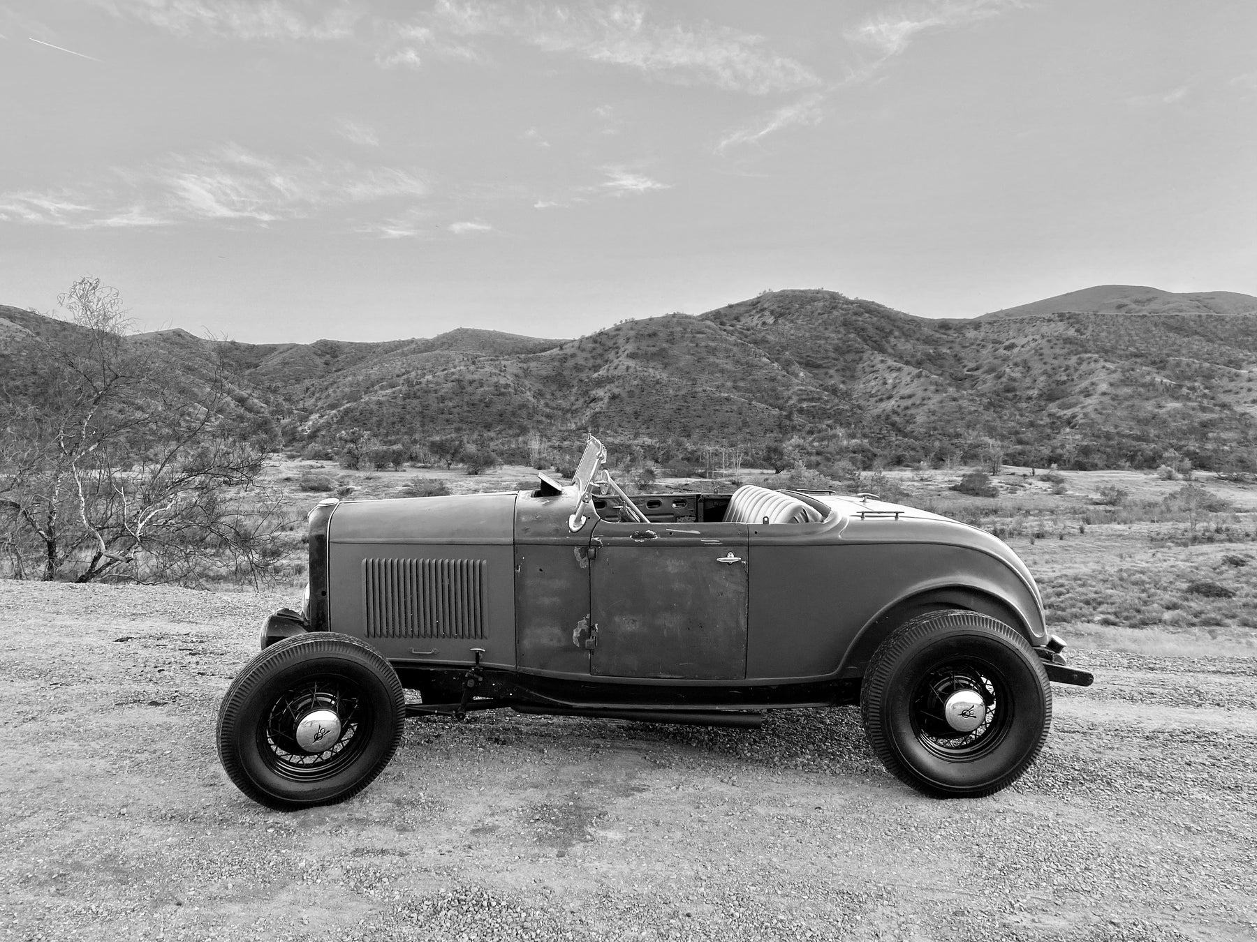 1932 Ford Roadster Side View FINE ART PRINT