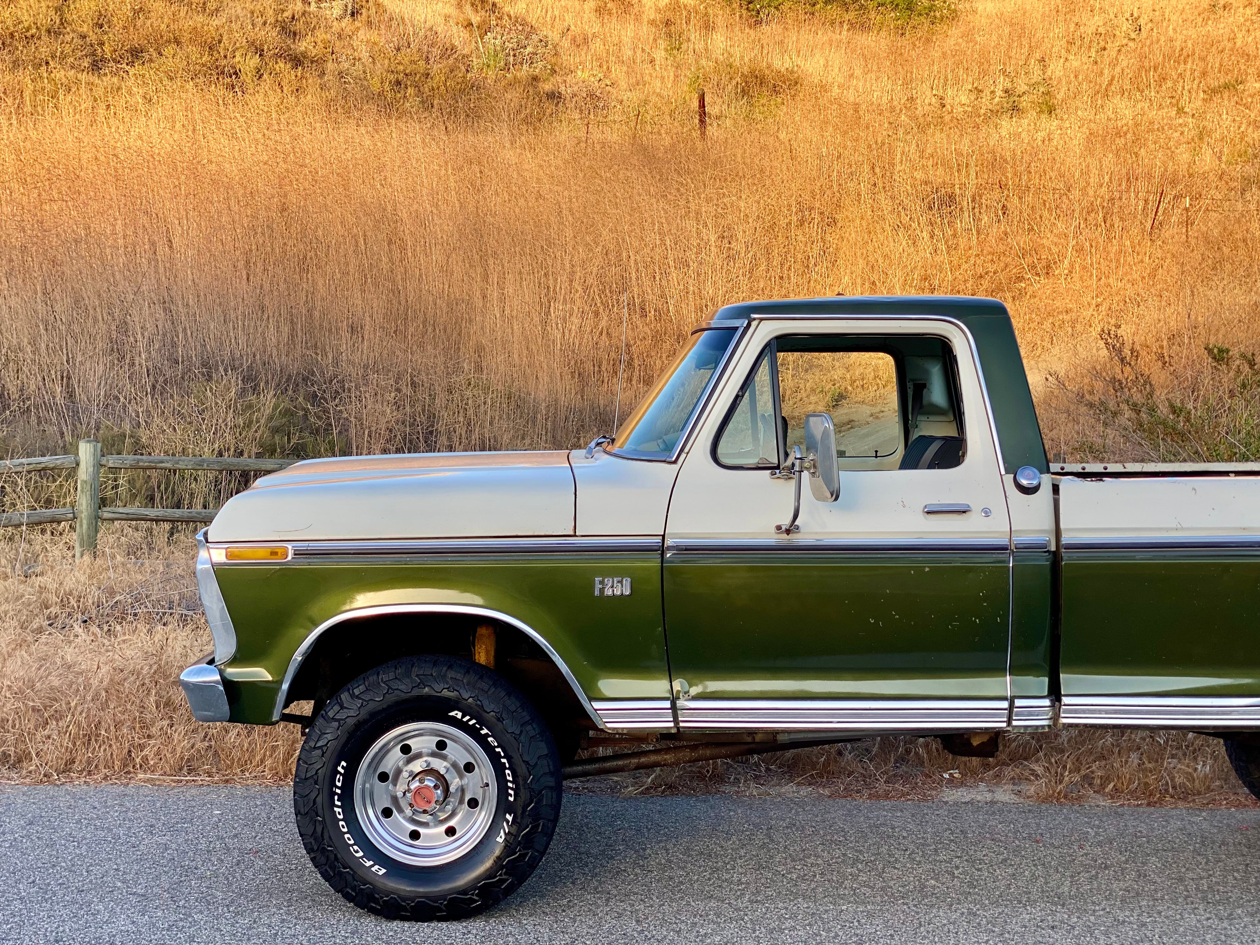 1976 Ford F-250 4x4 Hatteras Green FINE ART PRINT