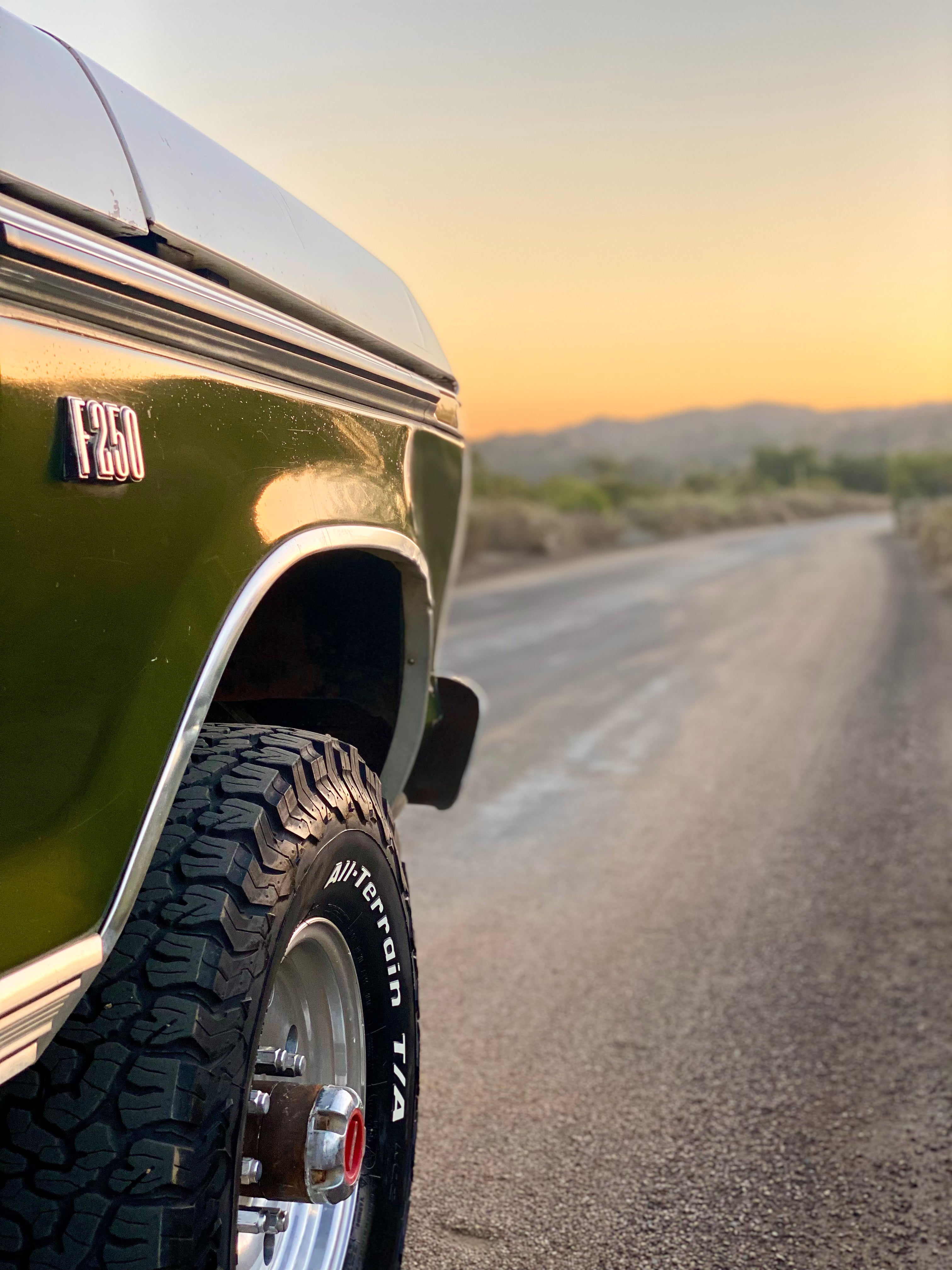 1976 Ford F-250 4x4 Hatteras Green FINE ART PRINT