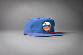 4X4 COUNTRY GRANDPA HAT (Blue/Red Rope)