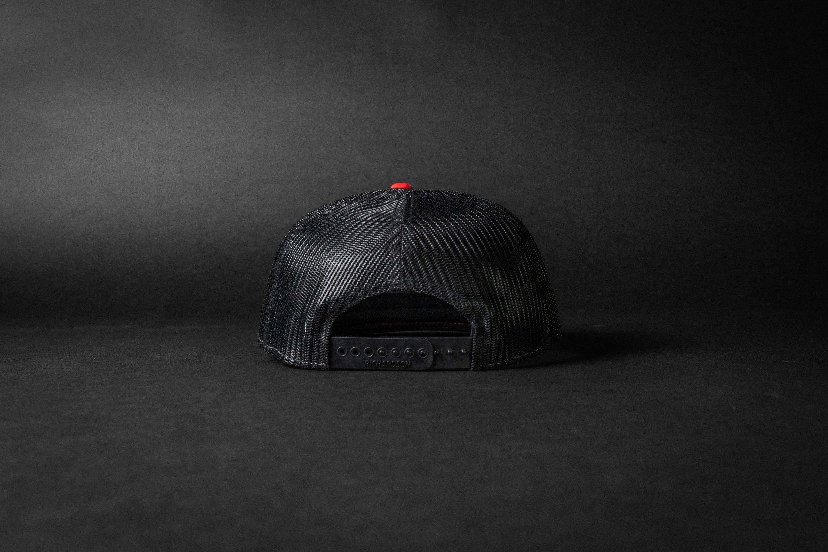 BLOOD SWEAT & OIL (Red/Black 7-Panel)