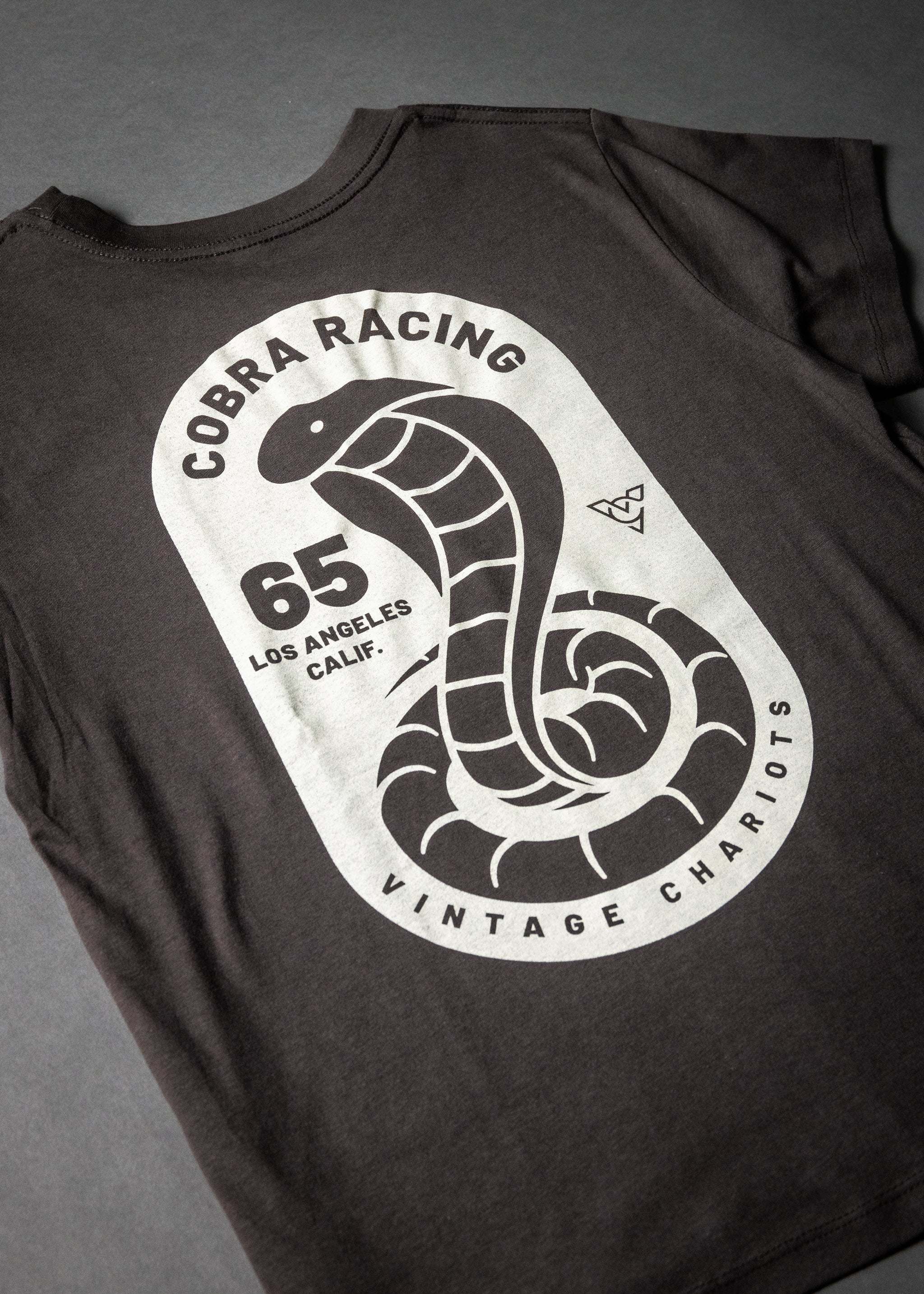 COBRA RACING WOMENS BOYFRIEND TEE (Vintage Black)