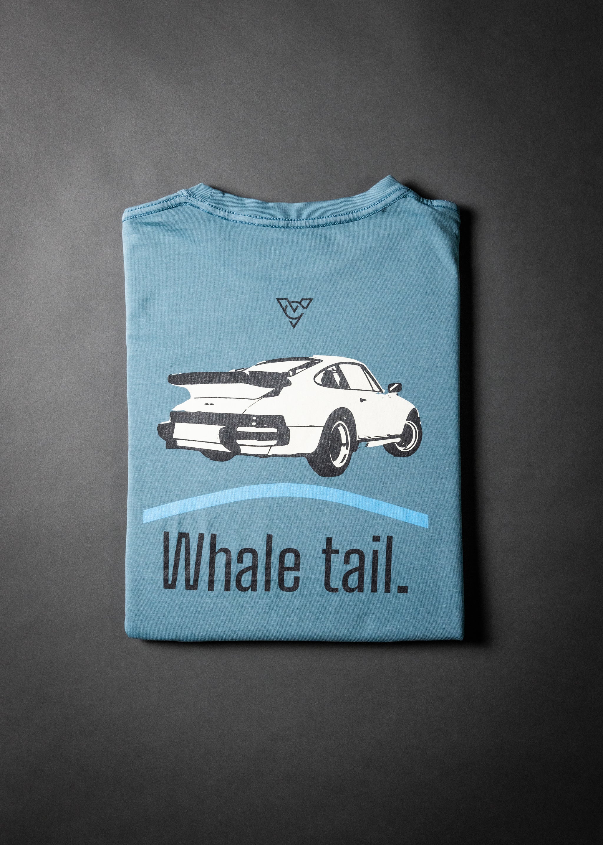 WHALE TAIL TEE (Dusty Teal)