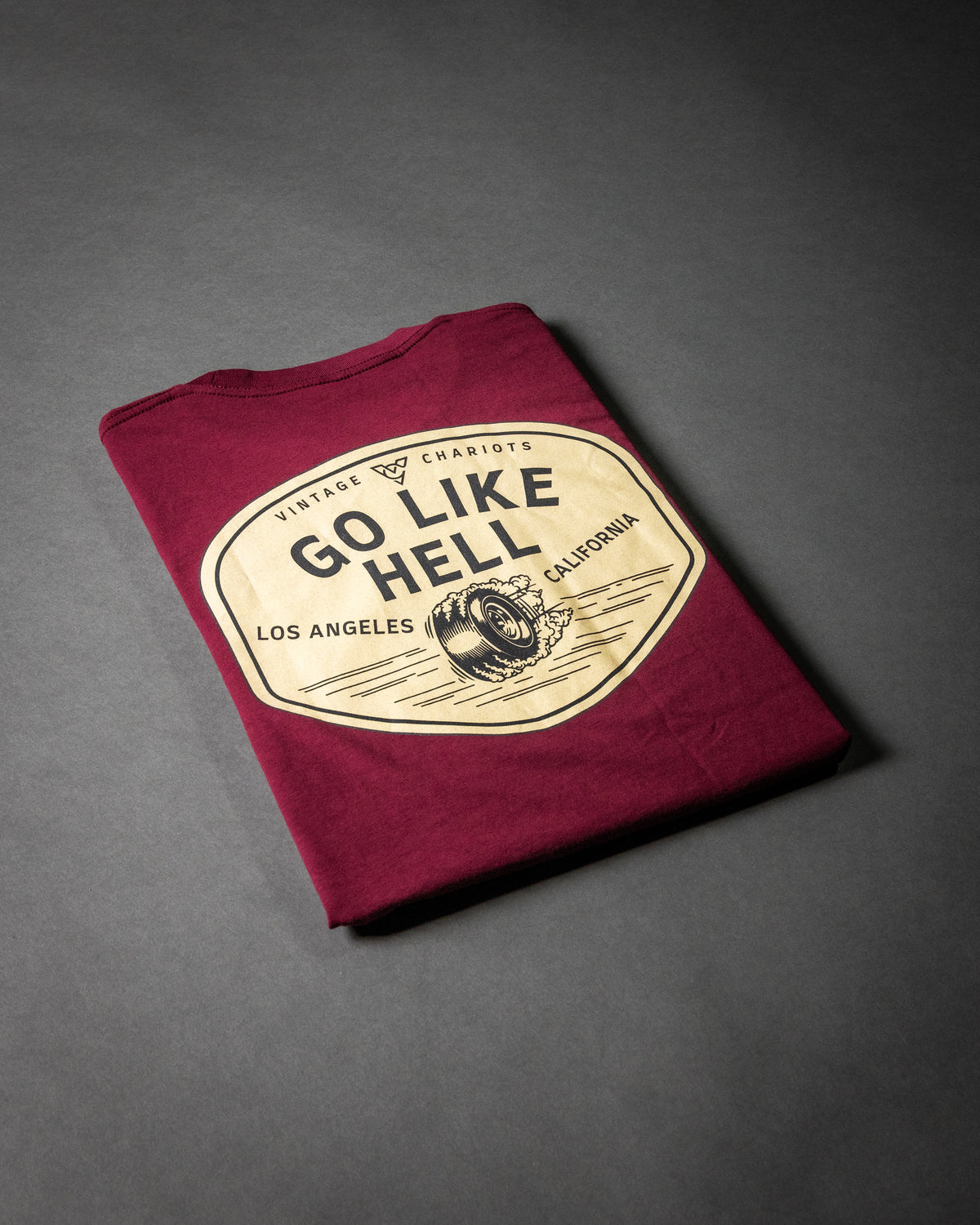 GO LIKE HELL TEE (Maroon)