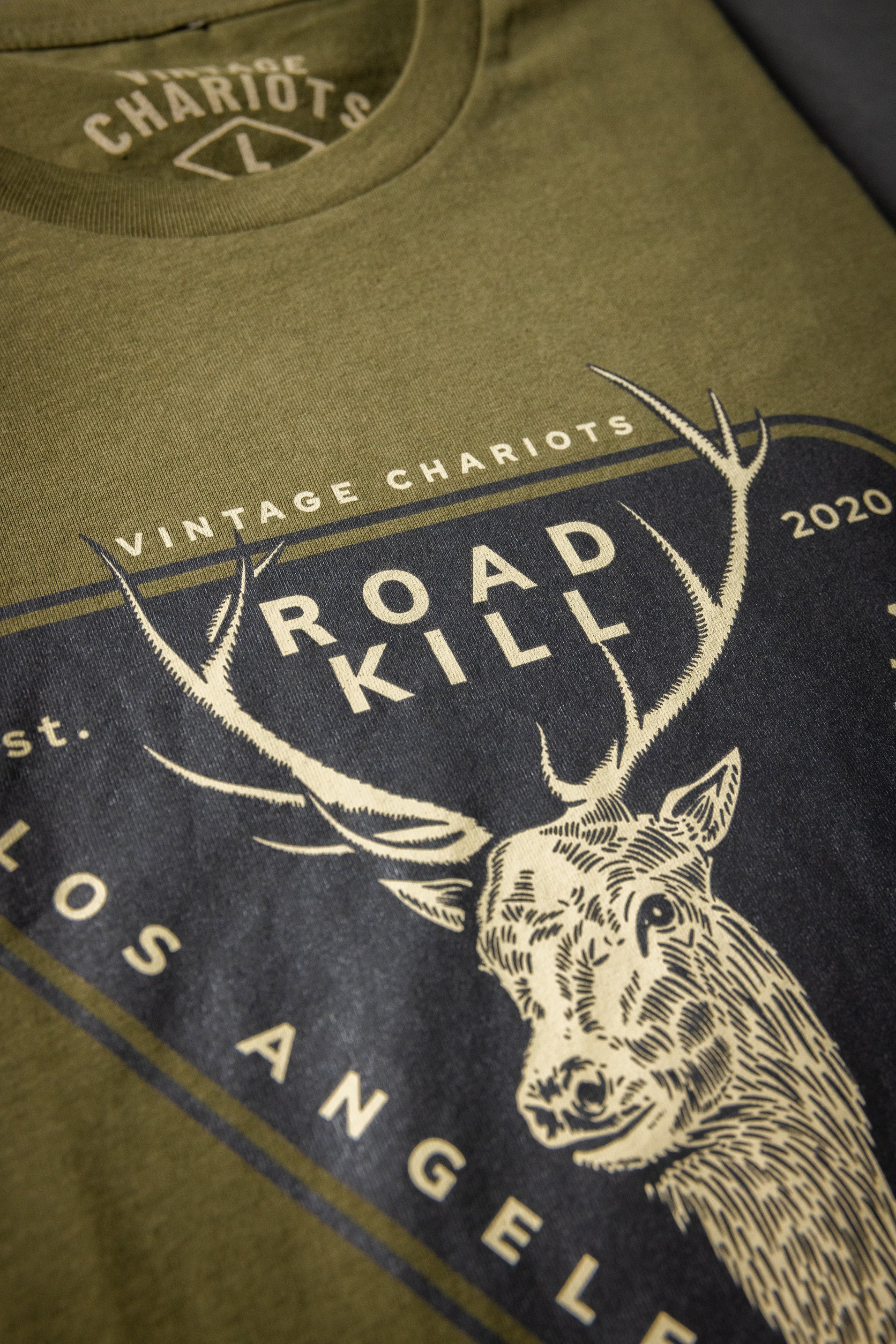 ROAD KILL TEE (Military Green)