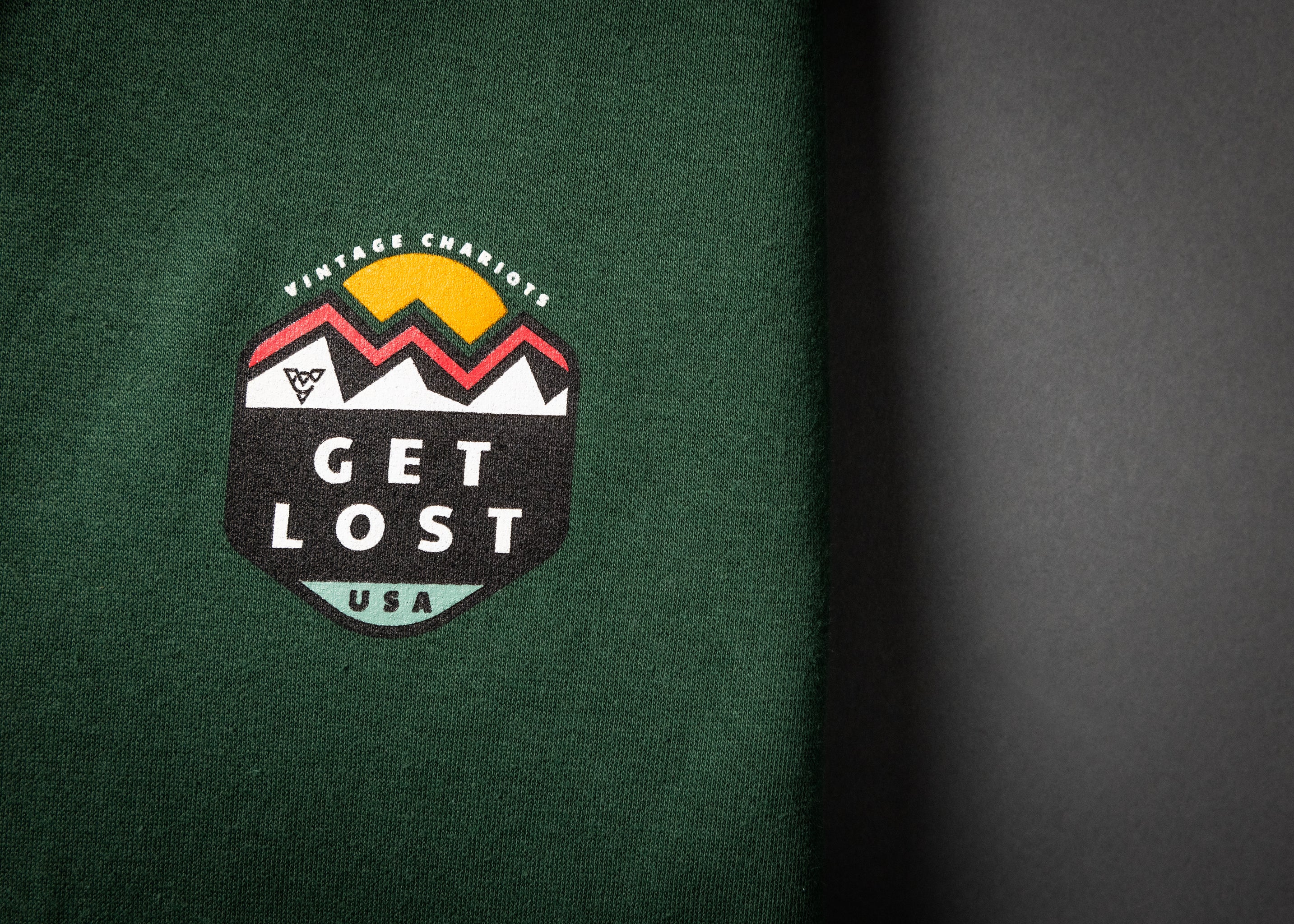 GET LOST UNISEX PREMIUM PULLOVER HOODIE (Forest Green)