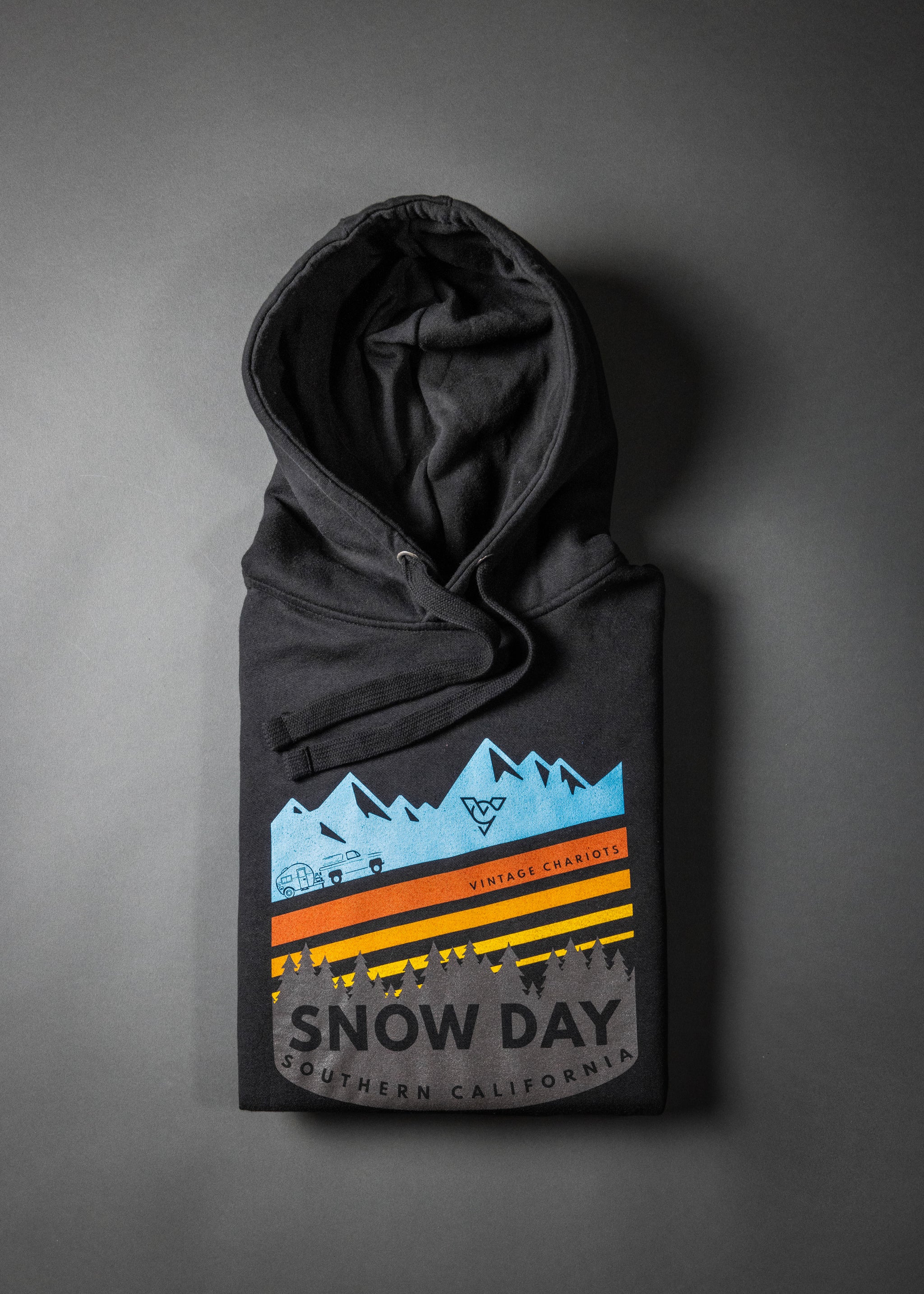 SNOW DAY UNISEX PREMIUM PULLOVER HOODIE (Black)