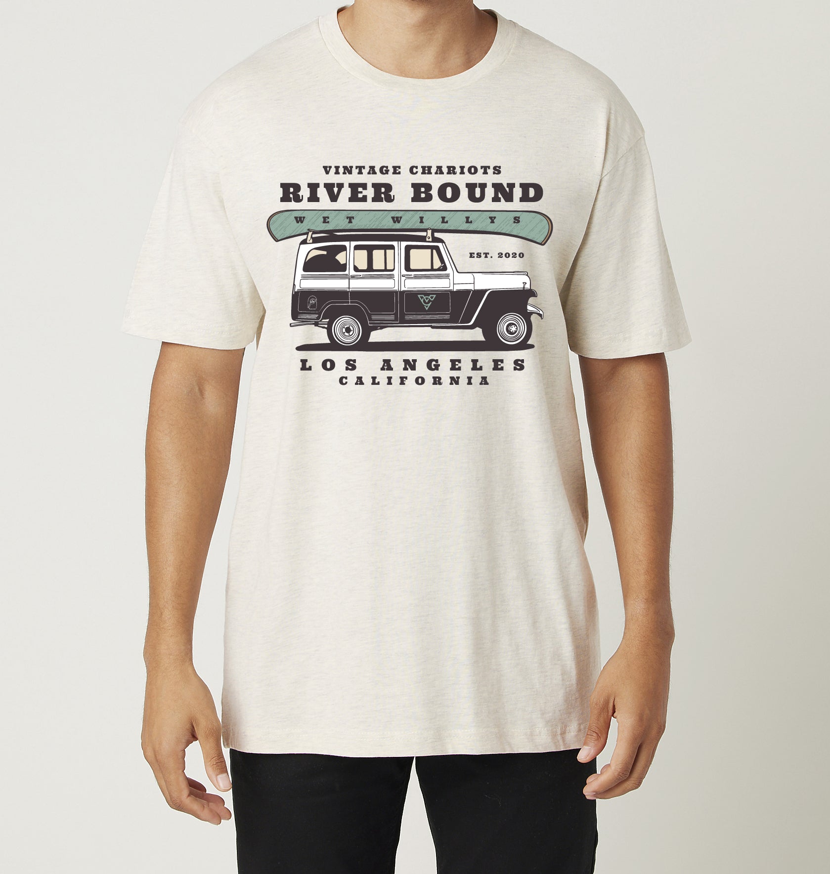 RIVERBOUND TEE (Oatmeal Heather)