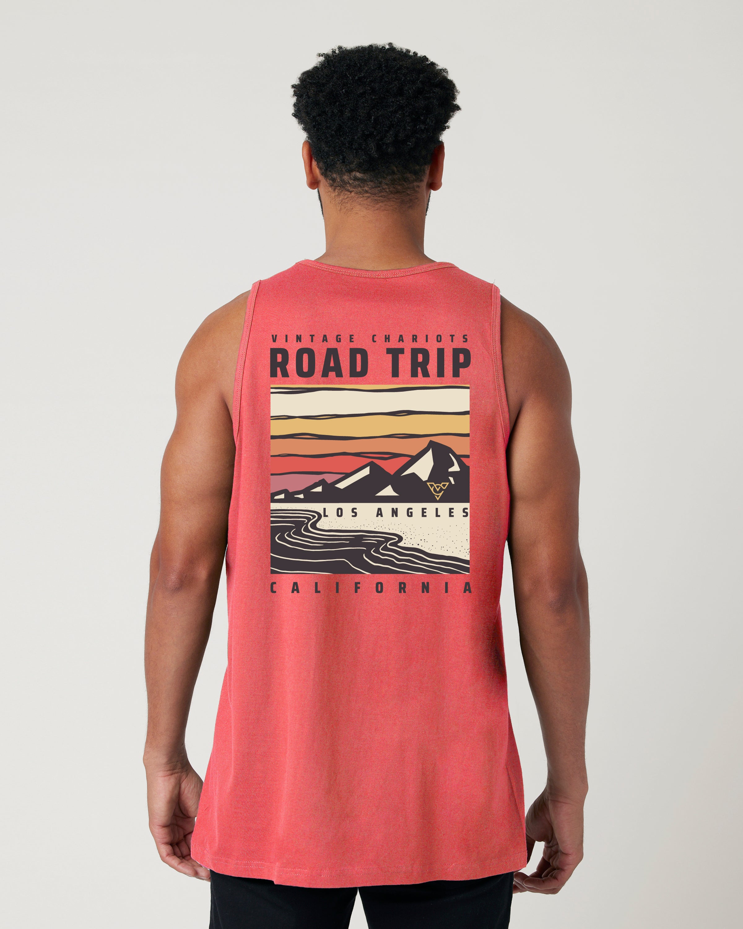 ROAD TRIP TANK TOP (Coral)