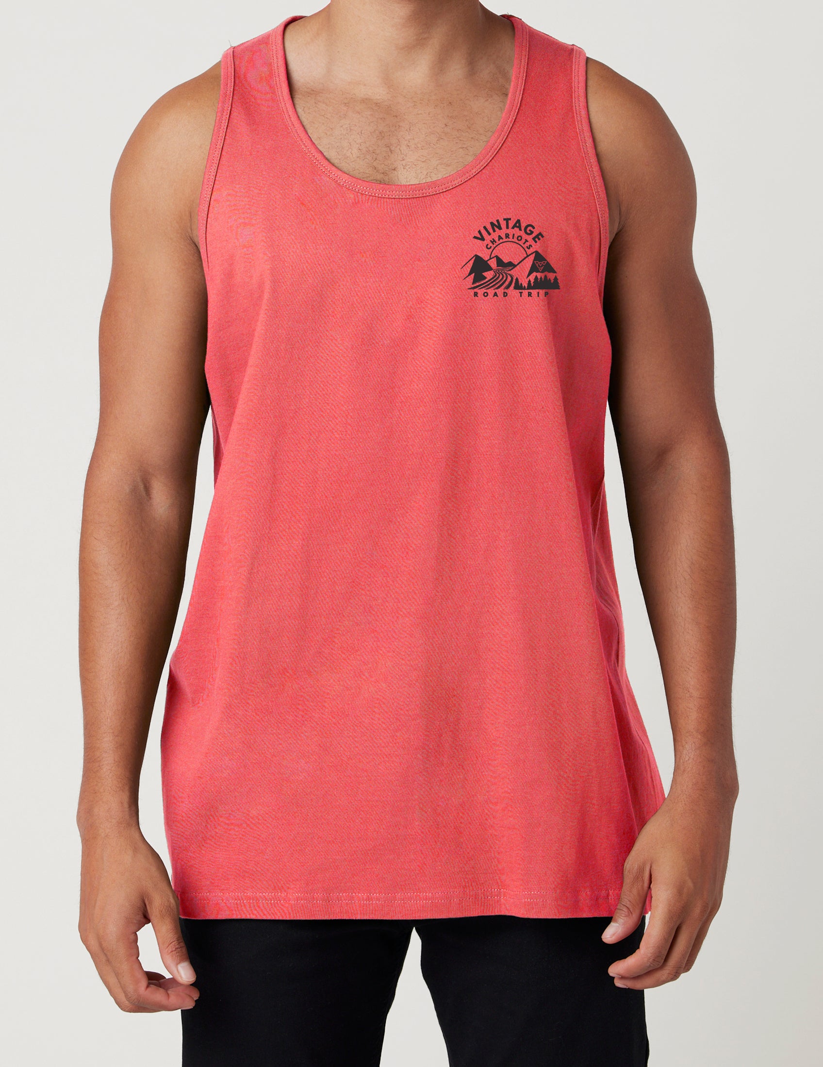 ROAD TRIP TANK TOP (Coral)