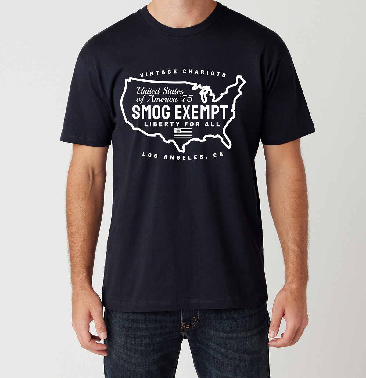 SMOG EXEMPT TEE (Navy)