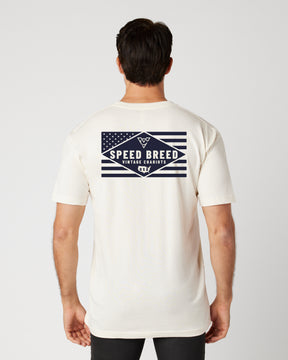 SPEED BREED FLAG TEE (Bone)