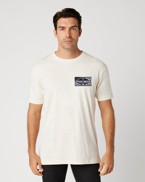 SPEED BREED FLAG TEE (Bone)