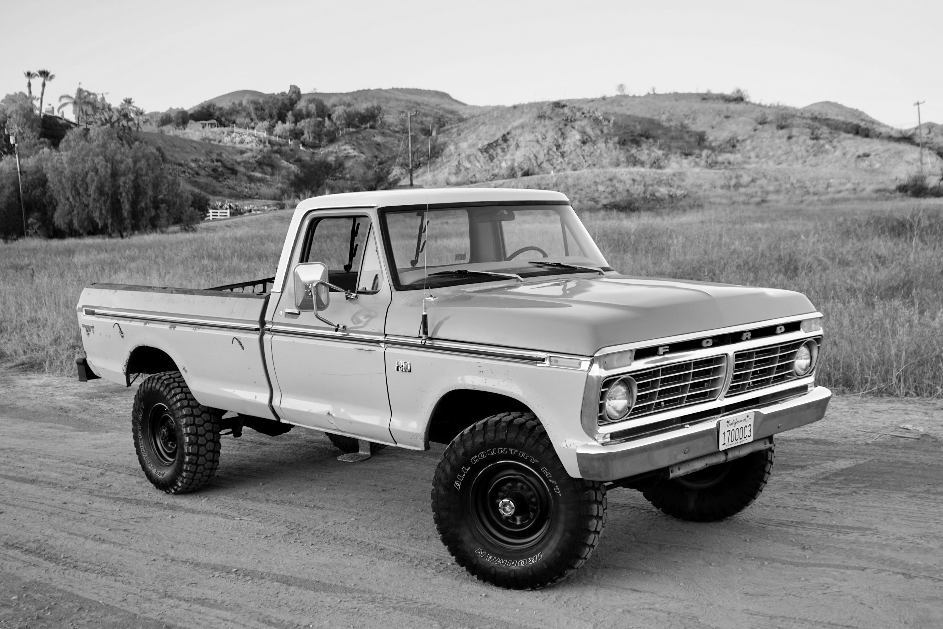 1975 Ford F-250 Highboy Parrot Orange FINE ART PRINT