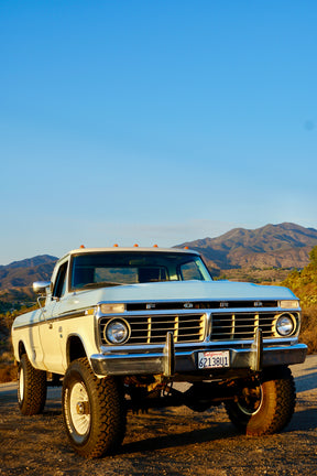 1975 Ford F-250 Highboy Wind Blue FINE ART PRINT
