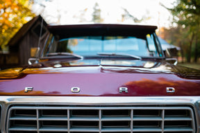 1979 Ford F-150 4x4 Short Bed Red/Maroon FINE ART PRINT